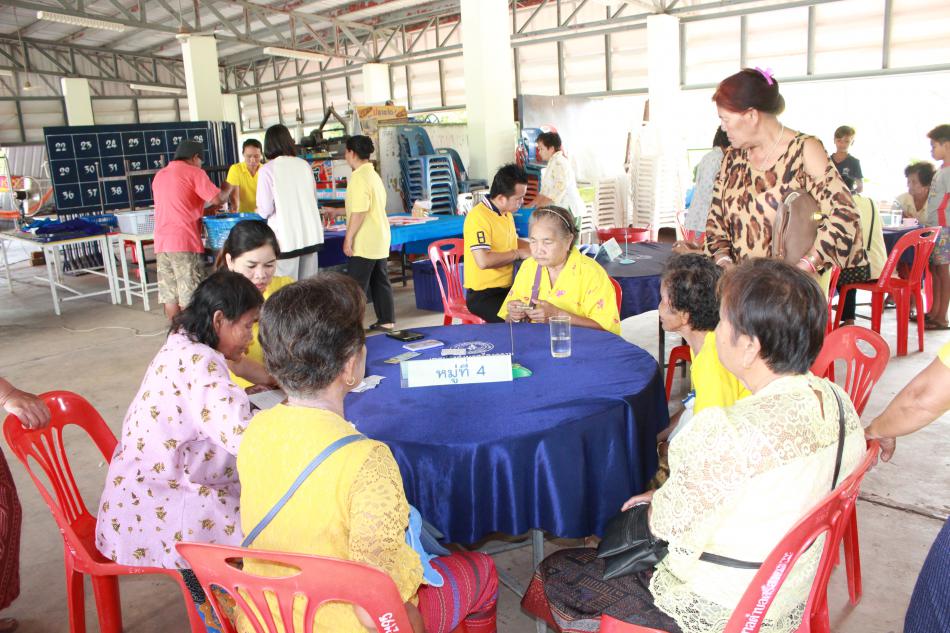 วันที่ 3 เมษายน 2562 เทศบาลตำบลศรีสงคราม จ่ายเงินเบี้ยยังชีพผู้สูงอายุ และเงินสวัสดิการเบี้ยความพิการ(จำนวน 1 ภาพ)